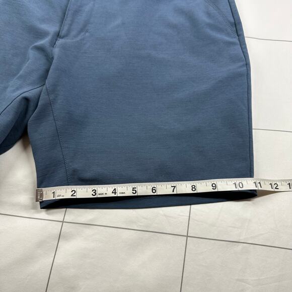 Bylt Kinetic Shorts Mens 34 Blue Basic Performance Golf Athletic Stretch Casual - Picture 13 of 13